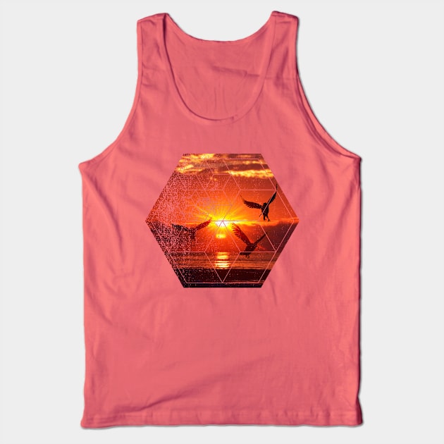 Nature and Geometry Tank Top by ddtk